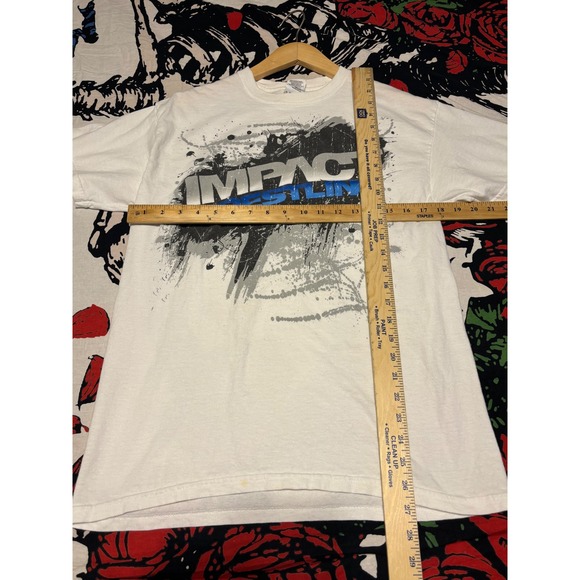 IMPACT Wrestling T Shirt Mens Size M White Short Sleeve Graphic Tee - Picture 4 of 5